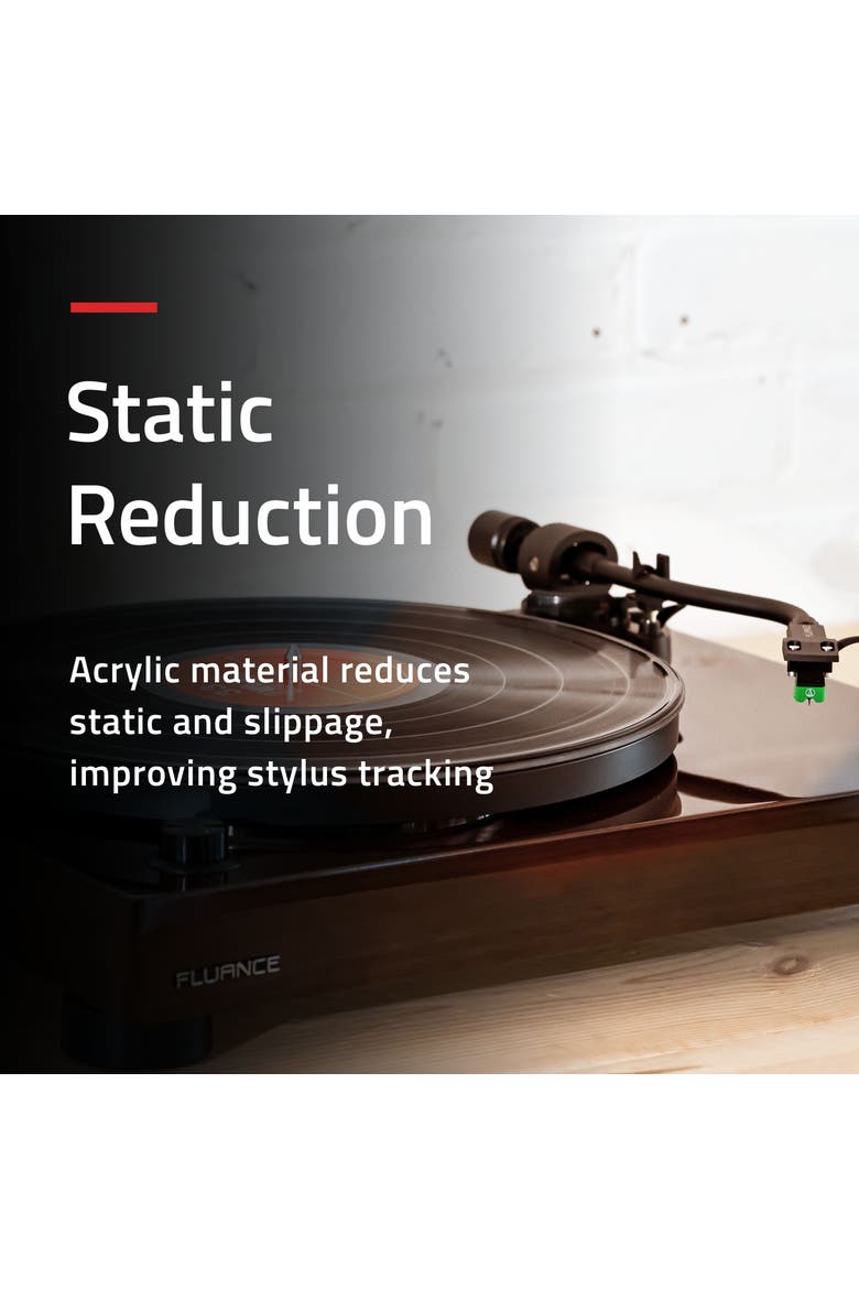 Acrylic Turntable Platter Mat, Reduce Vibrations, Improve Sound Clarity, Alternate, color, Frosted