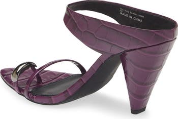 Toe Ring Pointed Toe Slide Sandal