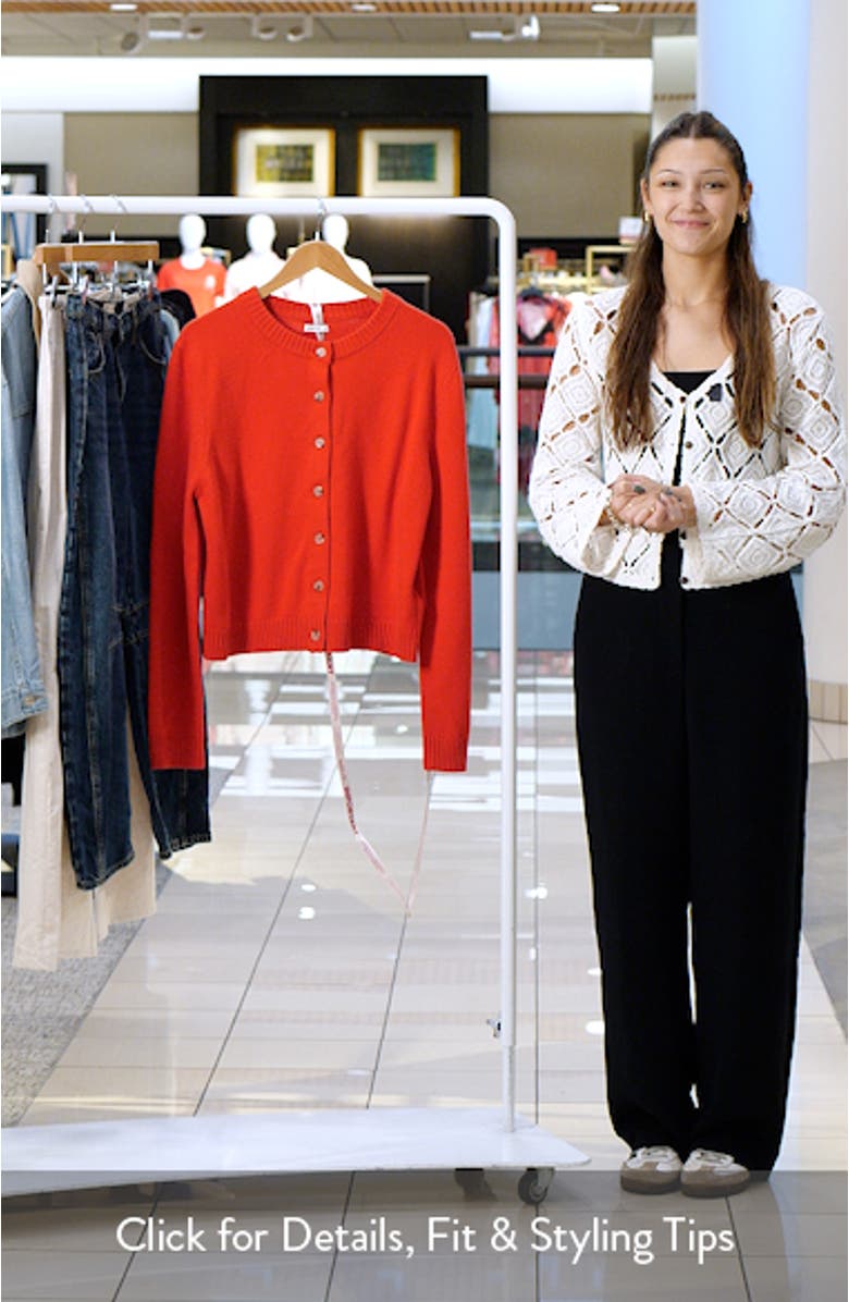 Signature Merino Wool & Cashmere Cardigan, sales video thumbnail