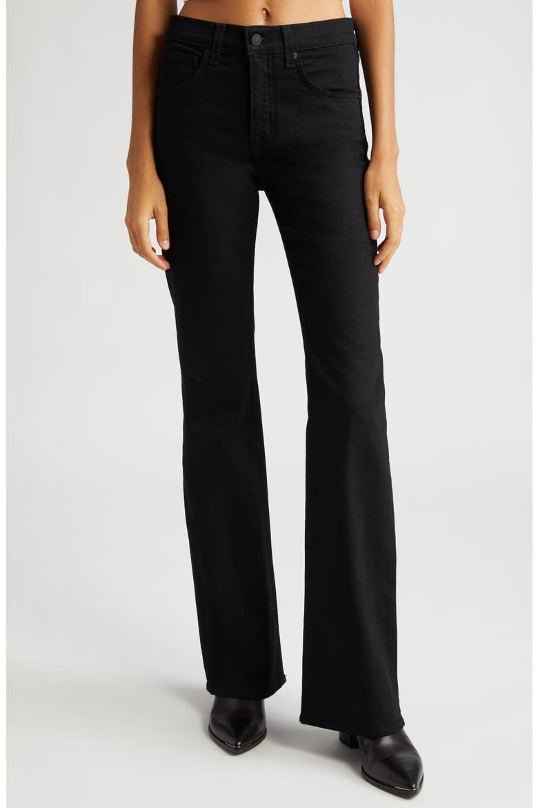 Celia High Waist Bootcut Jeans, Main, color, DISTRESSED BLACK