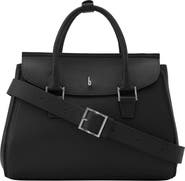 behno Coco Medium Pebbled Leather Satchel