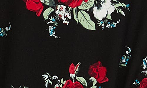Flora By Flora Nikrooz Women's Jo Floral Cami & Shorts Sleep Set In Black