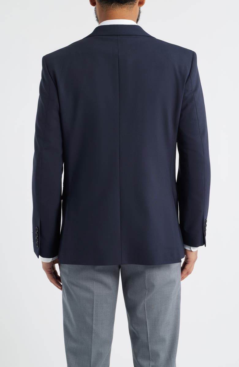 Nordstrom Henrik Trim Fit Solid Stretch Wool Suit Jacket, Alternate, color, Navy Sky