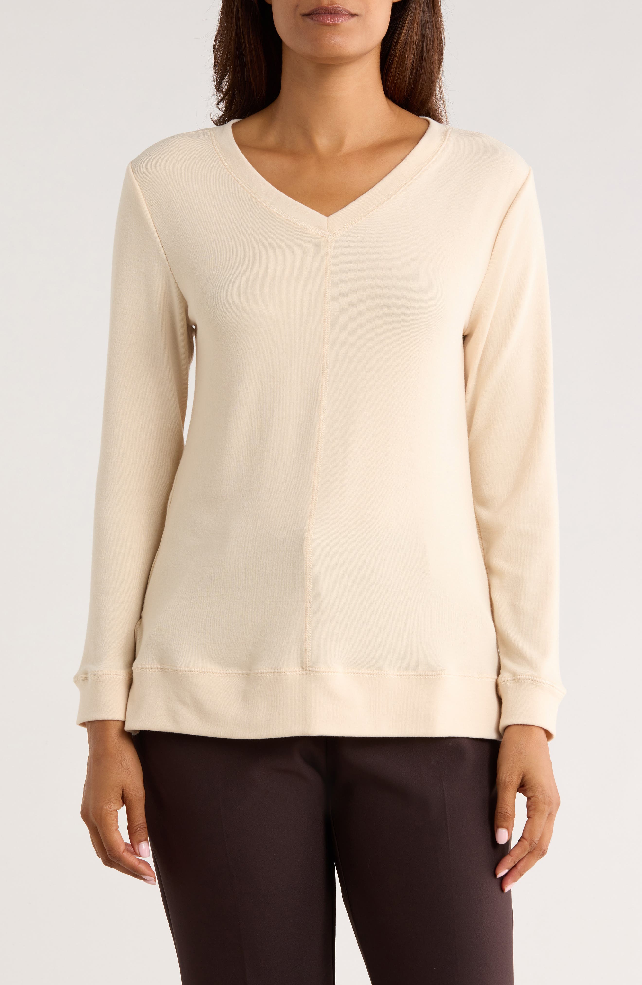 BY DESIGN Clover Long Sleeve Tunic T-Shirt