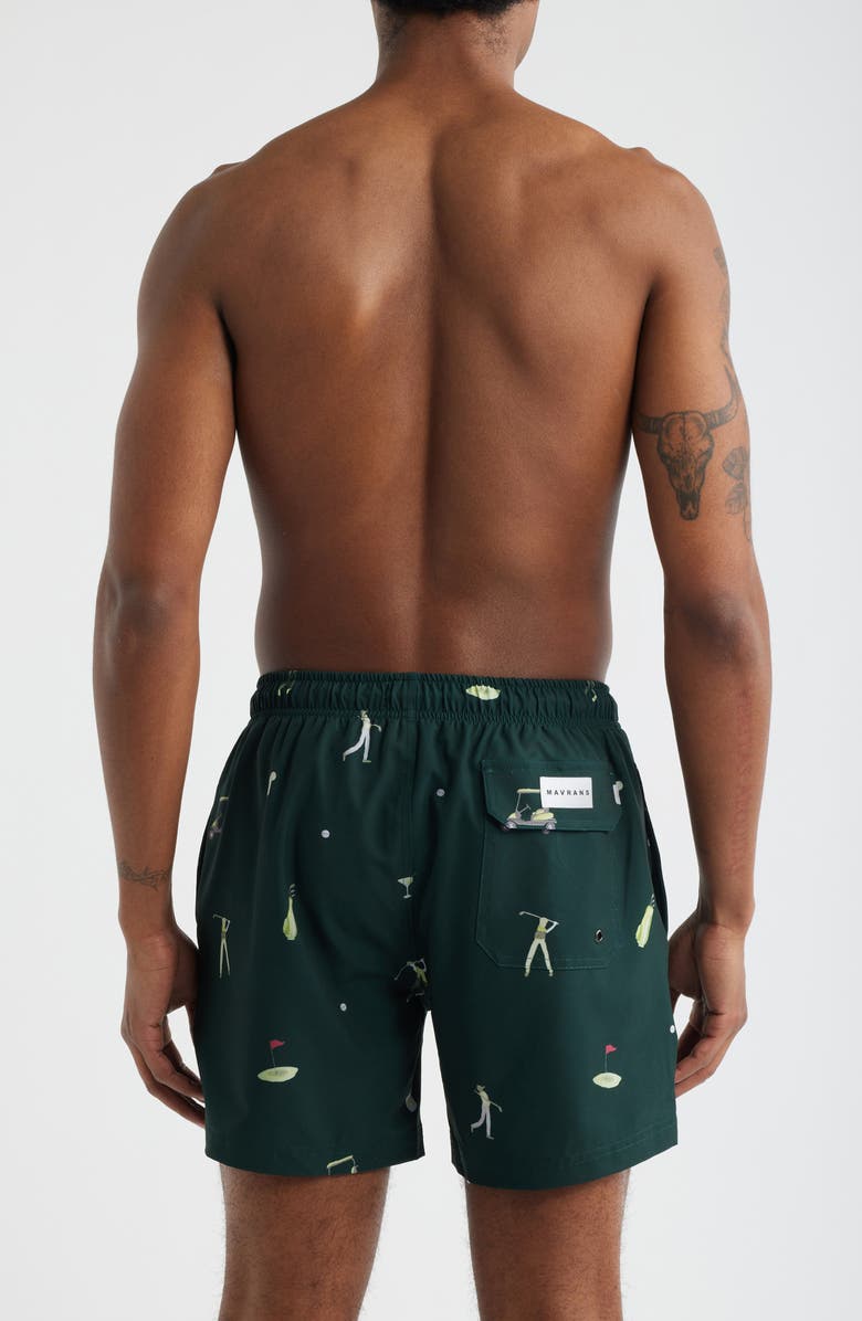 MAVRANS Fun & Games Swim Trunks, Alternate, color, Green