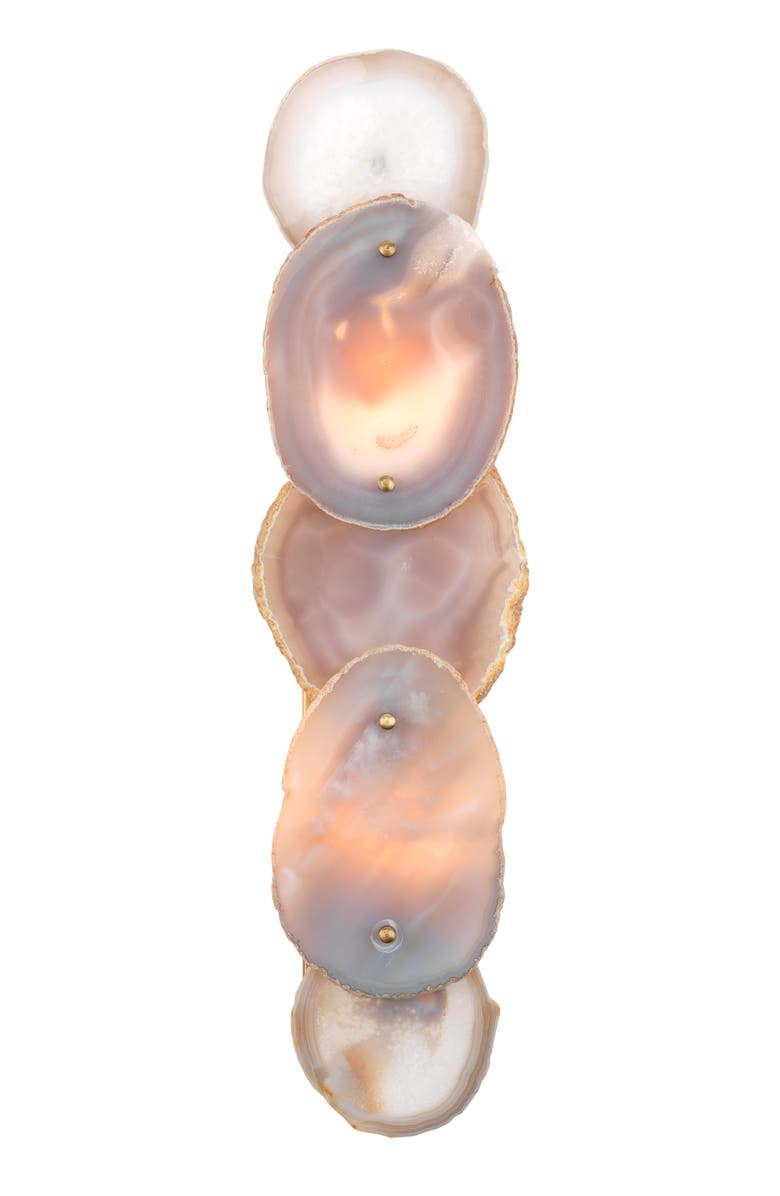 JAMIE YOUNG Trinity Wall Sconce, Agate, Alternate, color, Purple