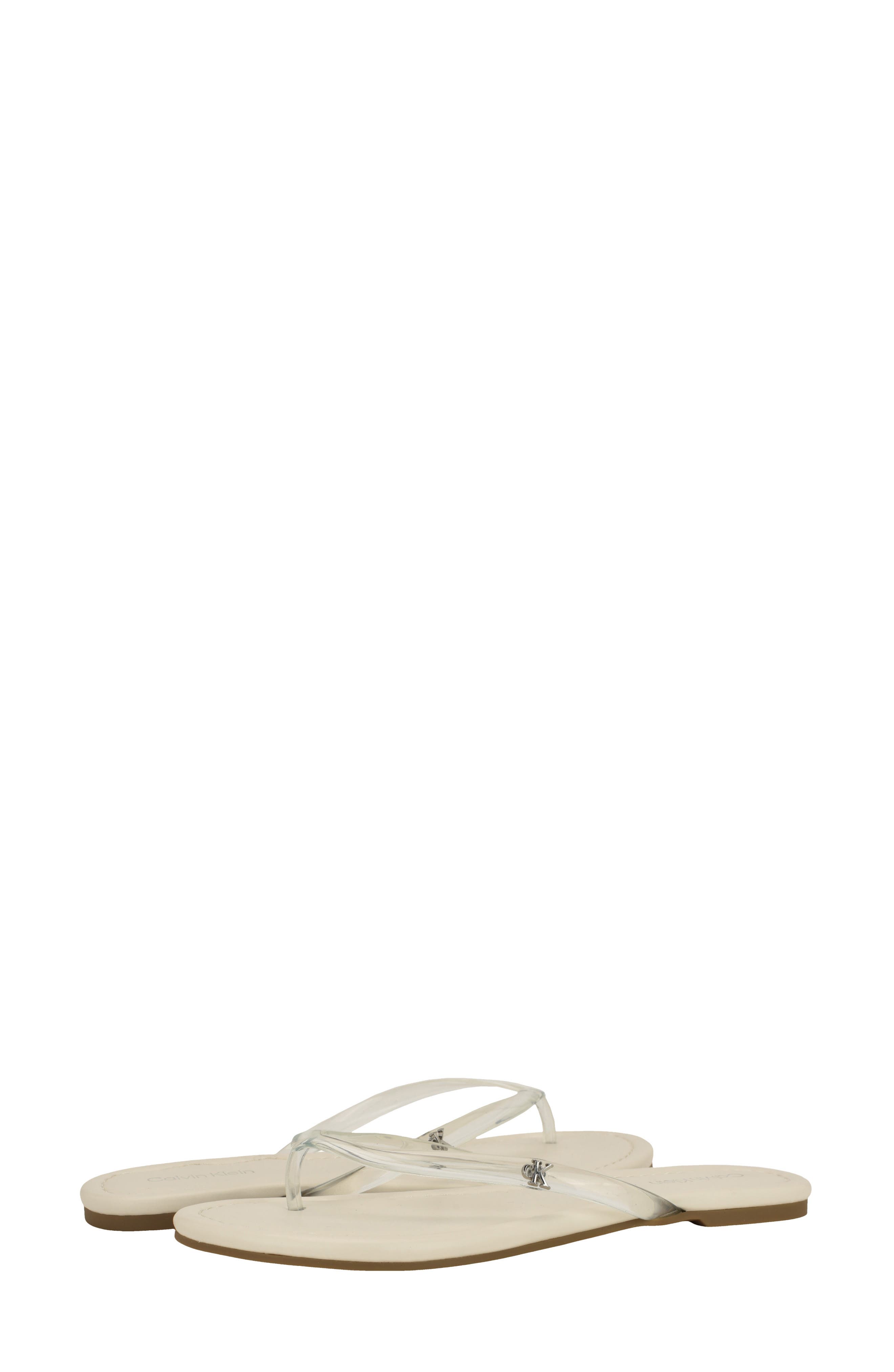 Crude Flip Flop, Alternate, color, CLEAR