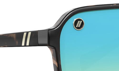 Blenders Eyewear Meister X2 133mm Polarized Flat Top Sunglasses In Multi