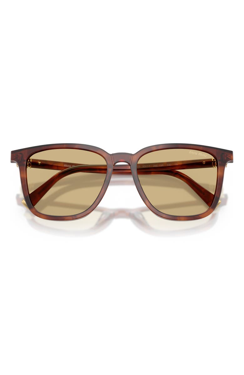 Miu Miu 53mm Square Sunglasses, Alternate, color, 