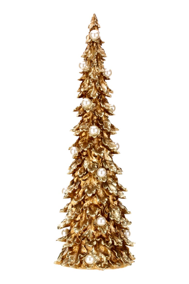 Gilded Pearl Tree, Large, Main, color, Gold