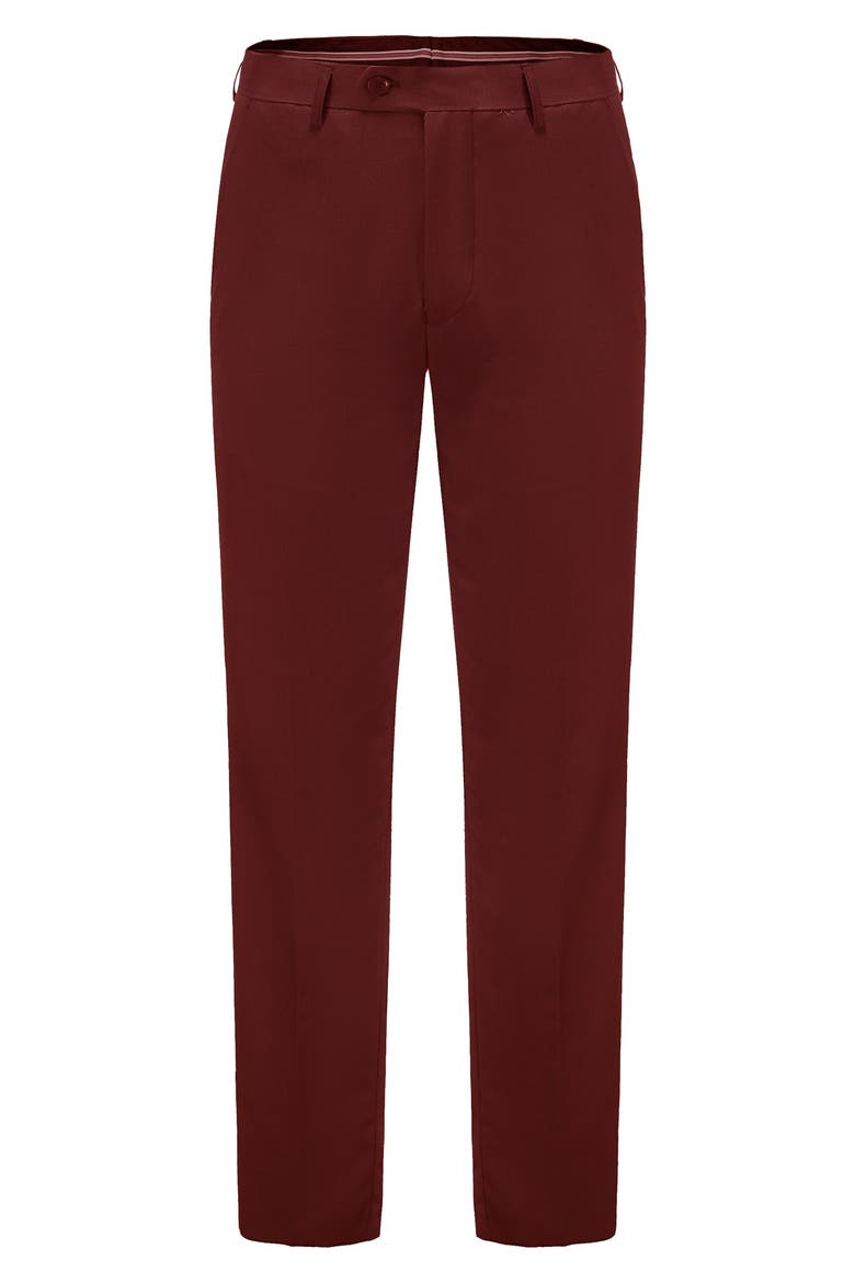 Premium Slim Fit 3-Piece Suit, Alternate, color, BURGUNDY