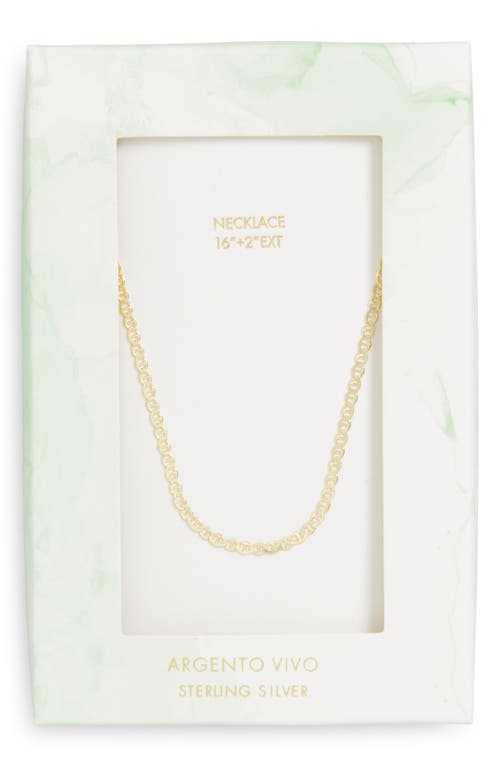Argento Vivo Mariner Link Chain Necklace In Gold