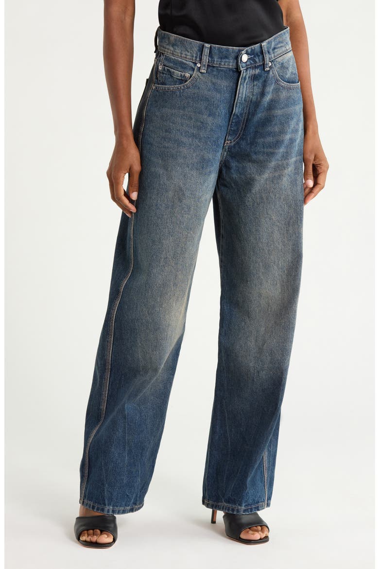 Taylor Straight Leg Jeans, Main, color, TINTED DARK