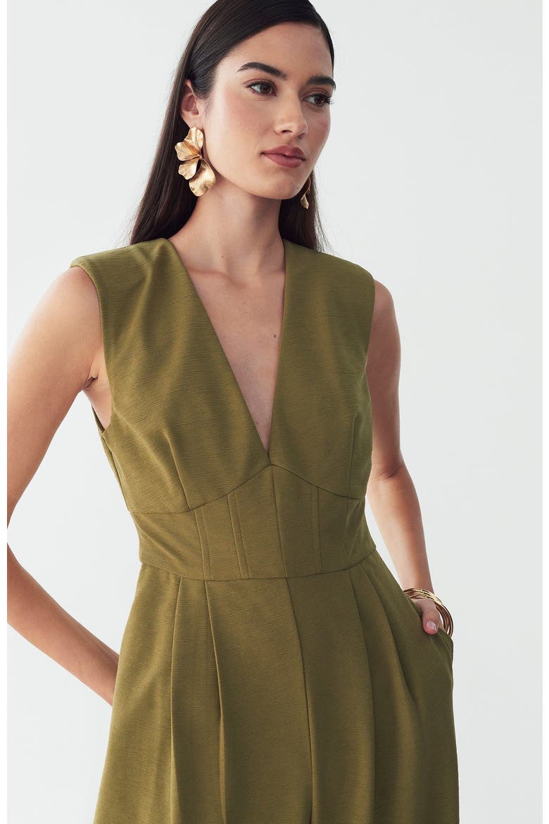 Aurora Jumpsuit, Alternate, color, Olive