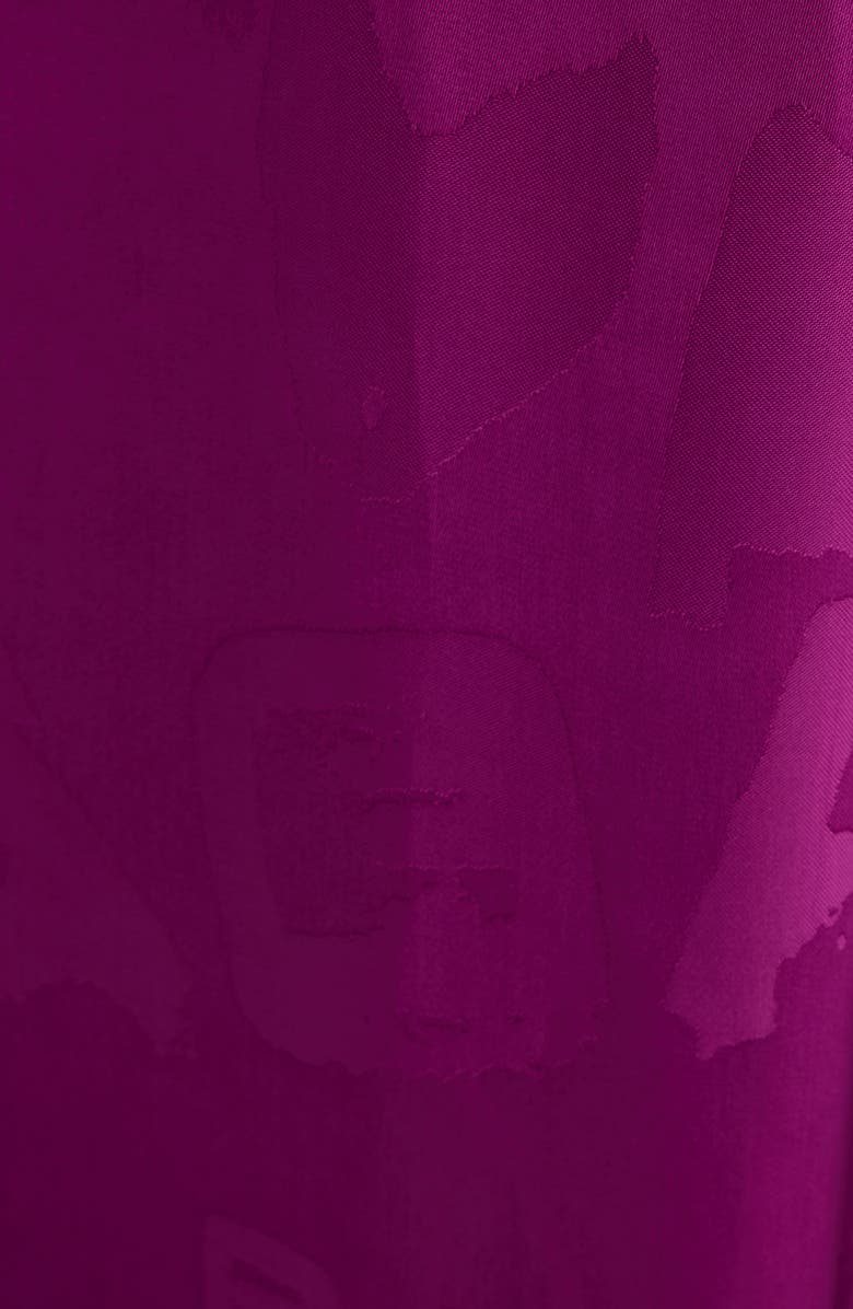 Balenciaga Logo Jacquard Pajama Pants, Alternate, color, 5061 Plum