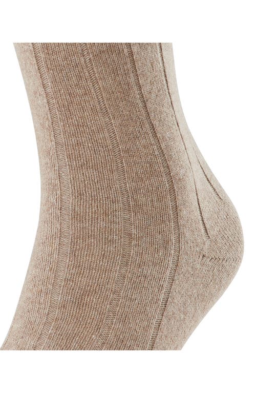 Falke Lhasa Wool Blend Socks In Brown