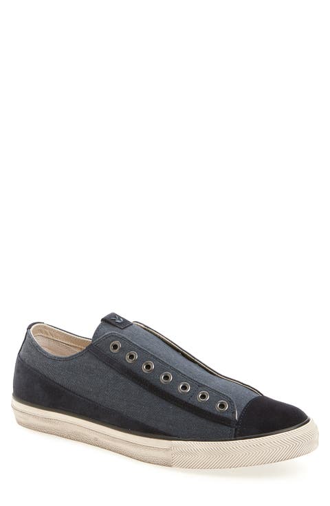 Vintage Laceless Low Top Sneaker