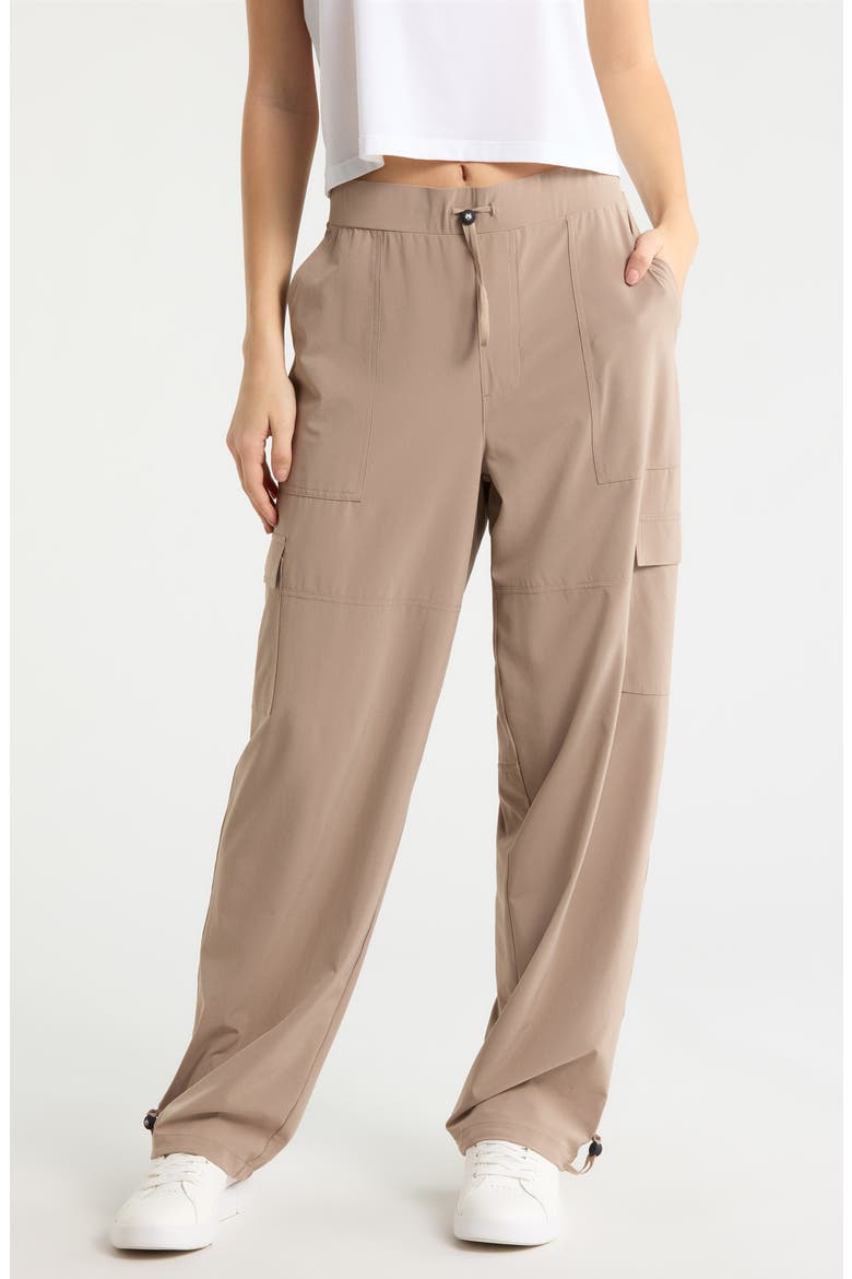 Ashe Drawcord Cargo Pants, Main, color, CLAY