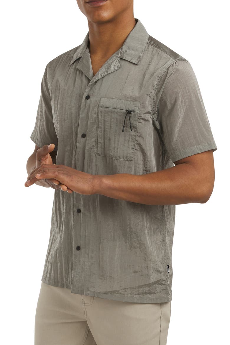 Remi Camp Shirt, Alternate, color, SIDEWALK