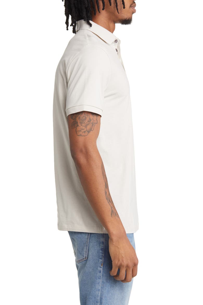 Milano/New York Logo Polo, Alternate, color, WHITE PEPPER
