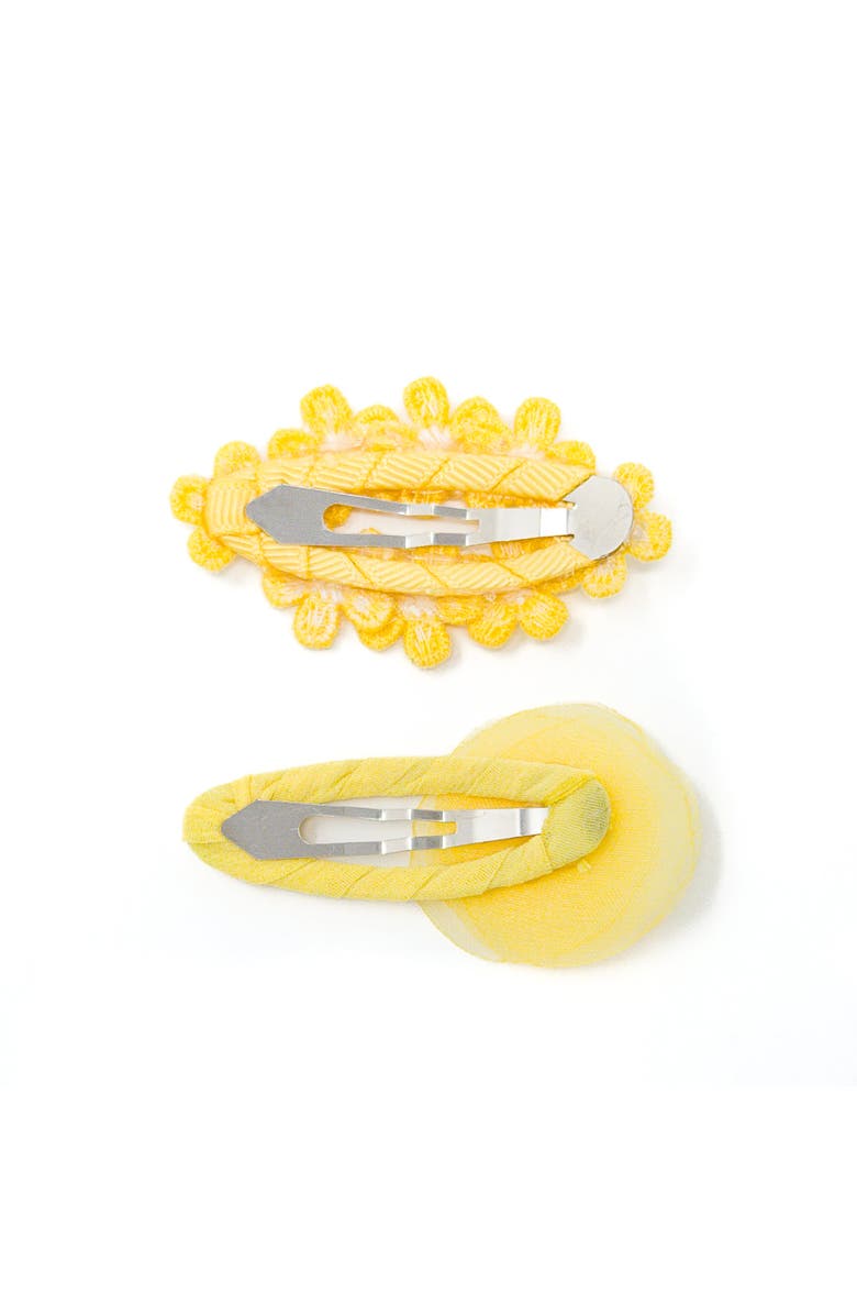 Puttisu Honey Blossom Garden Hair Clip Set of 5, Alternate, color, Yellow
