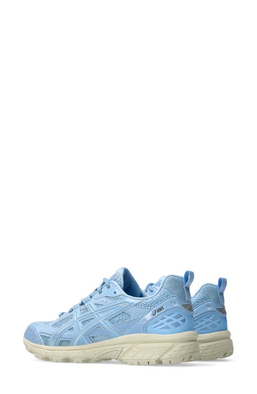 Asics Textured Trainers In Blue