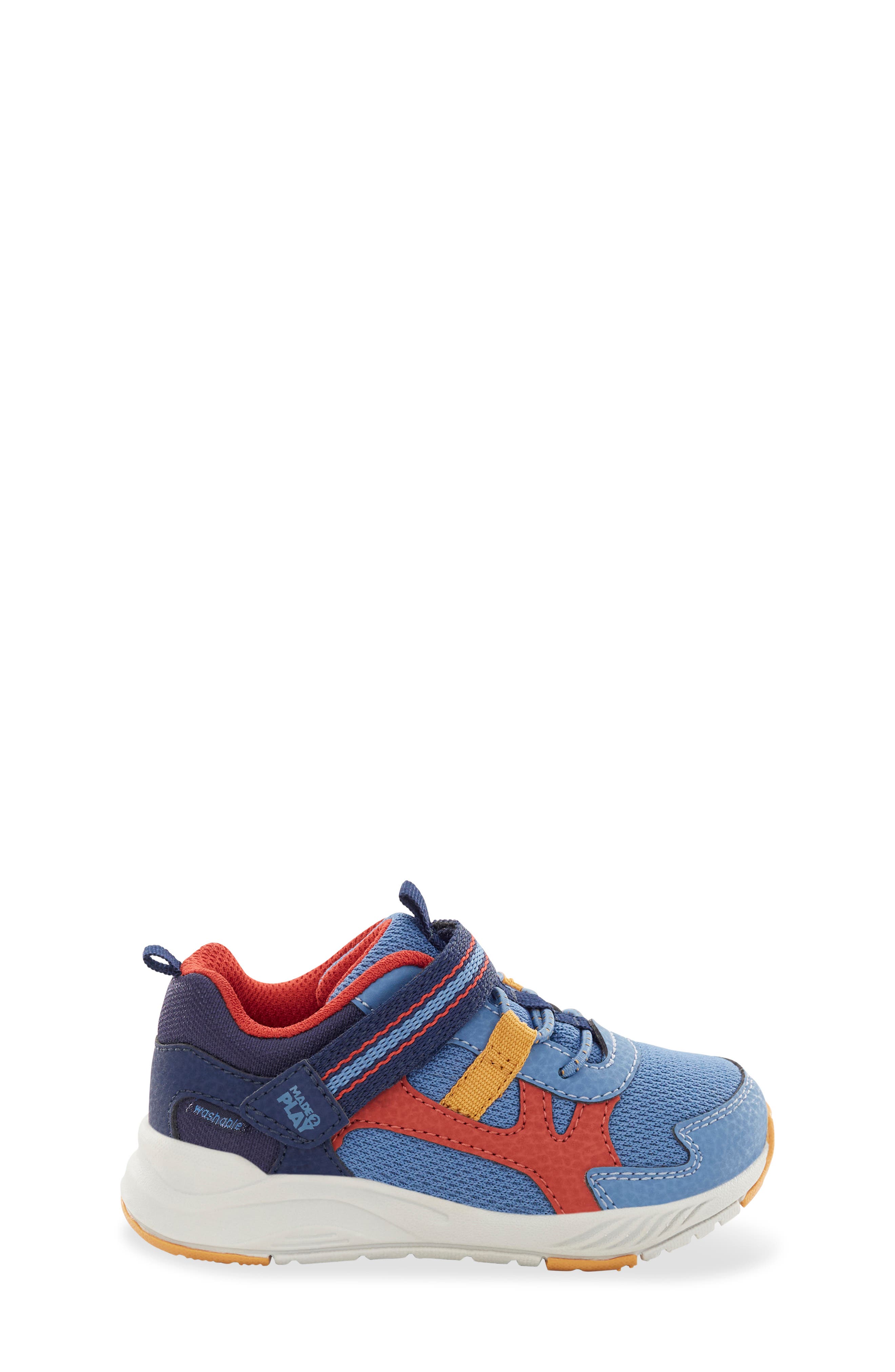 Stride Rite Kids' Made2Play<sup>®</sup> Player Sneaker, Alternate, color, Blue Multi