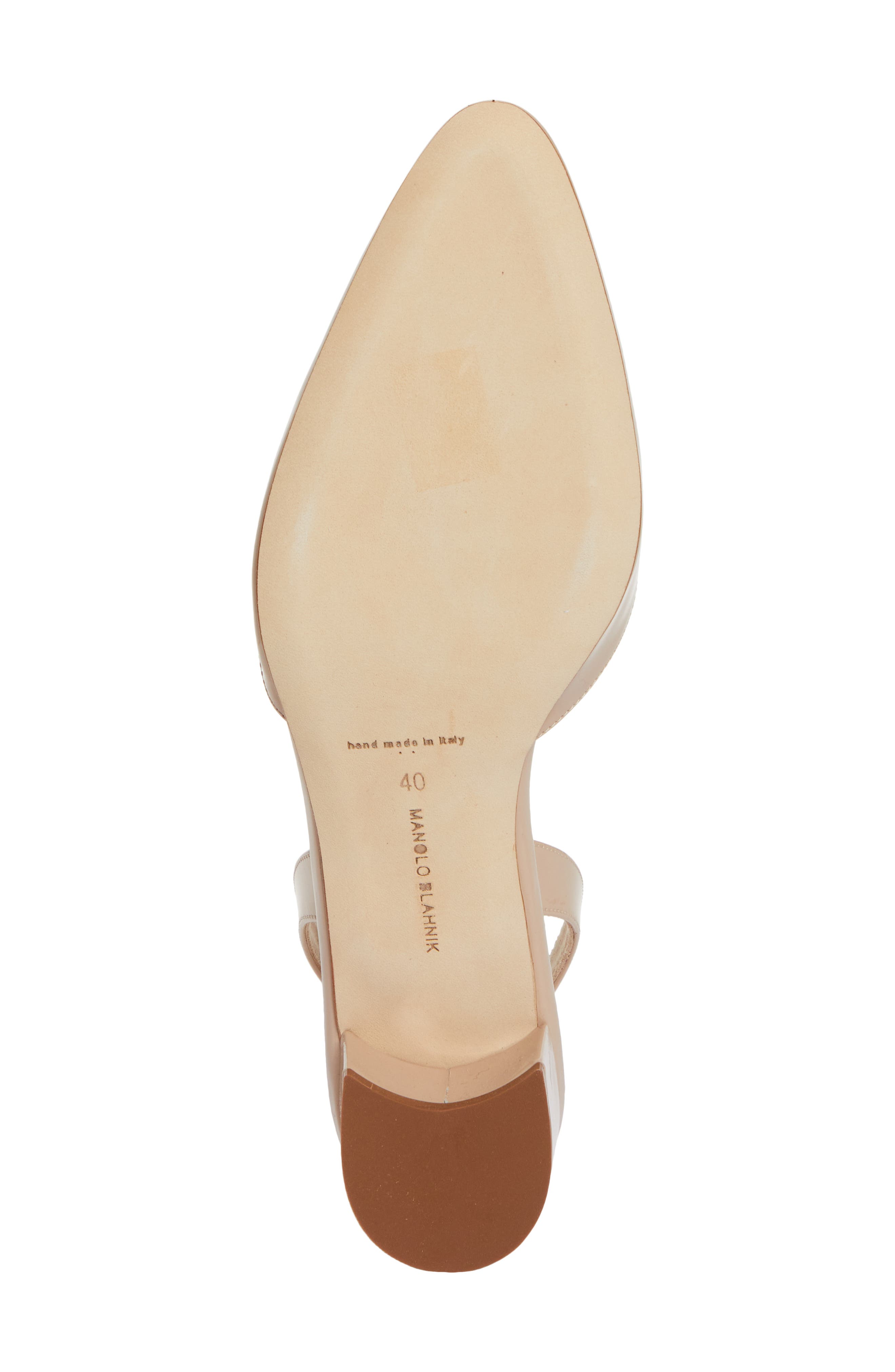 Manolo Blahnik Aspro Slingback Pump, Alternate, color, White