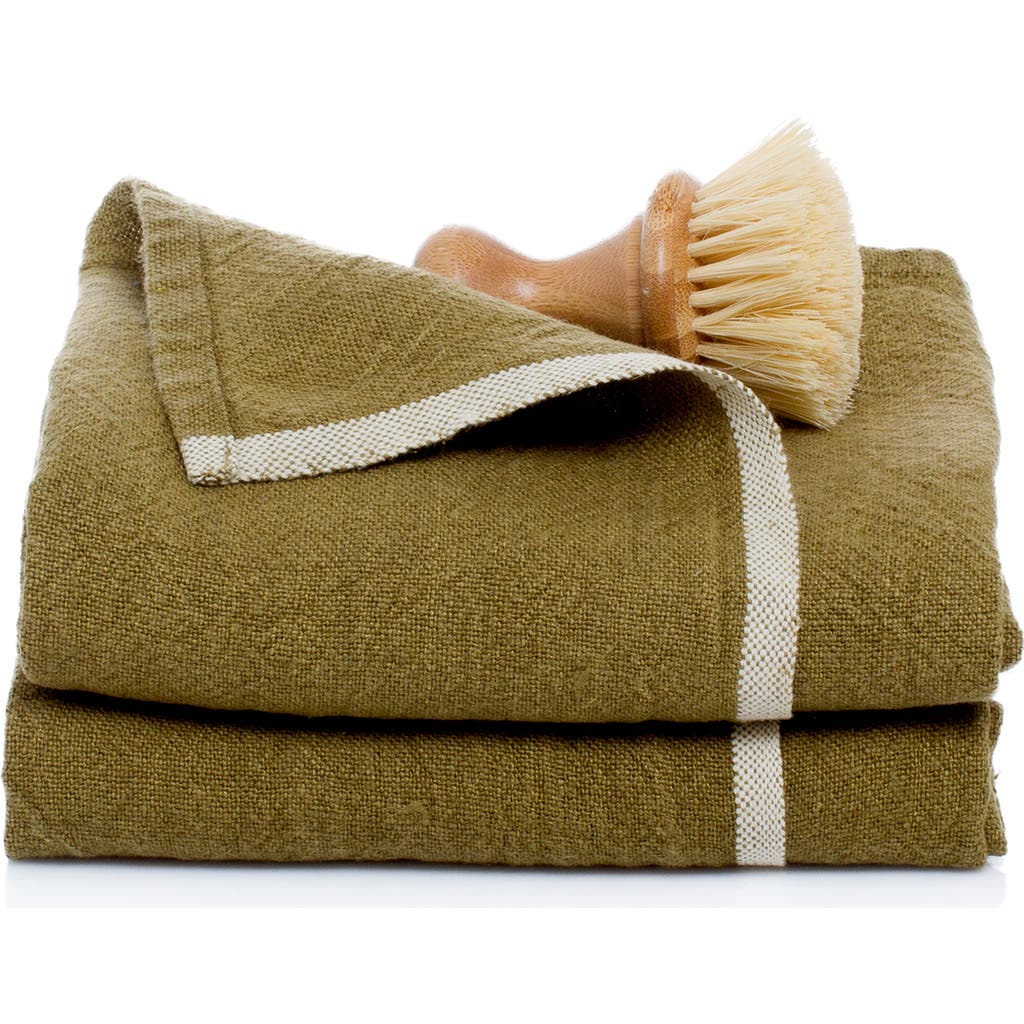 Caravan Home Chunky Linen Towels