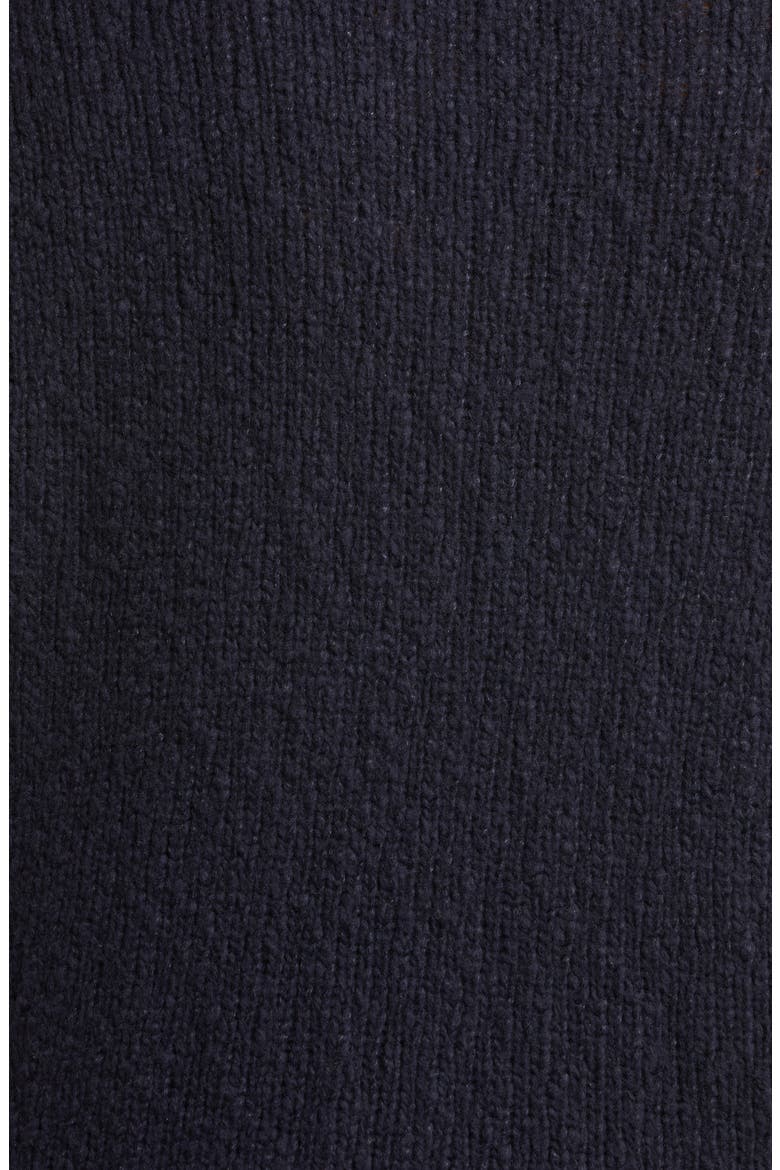Quarter Zip Wool Blend Pullover, Alternate, color, COASTAL