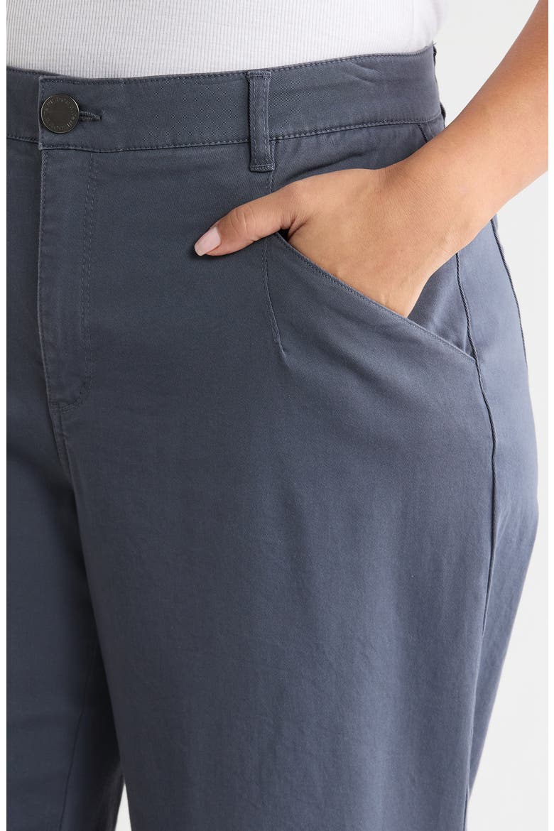 Wyatt Skyrise Crop Wide Leg Twill Pants, Alternate, color, SHADOW