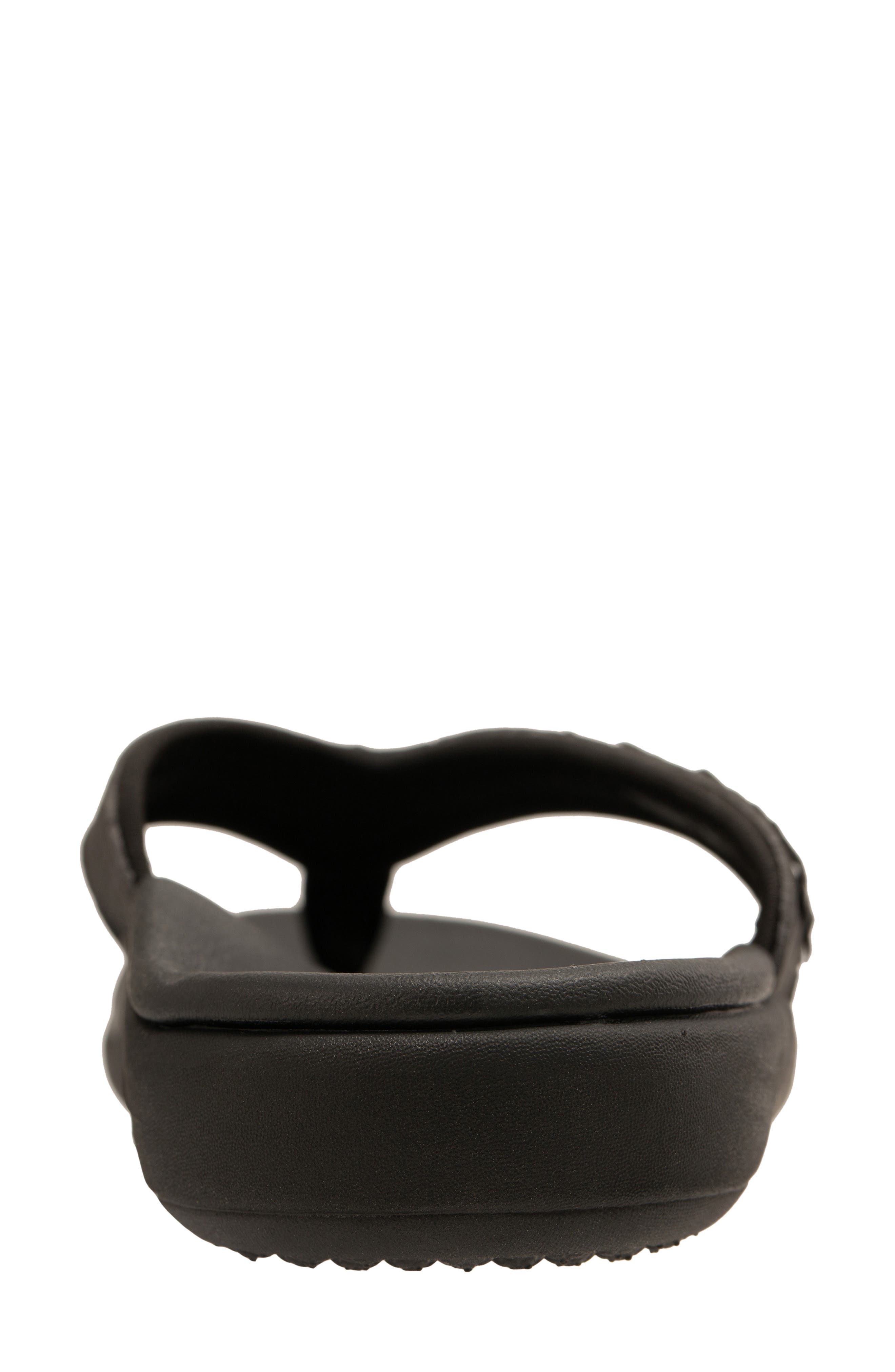 Revitalign Yumi BVI Flip Flop, Alternate, color, Black