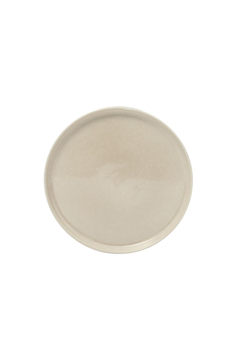Solana Coast 12-Piece Reactive Glaze Embossed Stoneware Dinnerware Set, Alternate, color, Whie