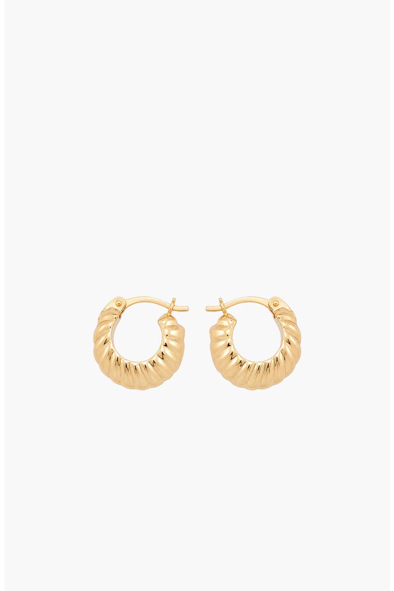 Kola Hoops in Gold, Alternate, color, Gold