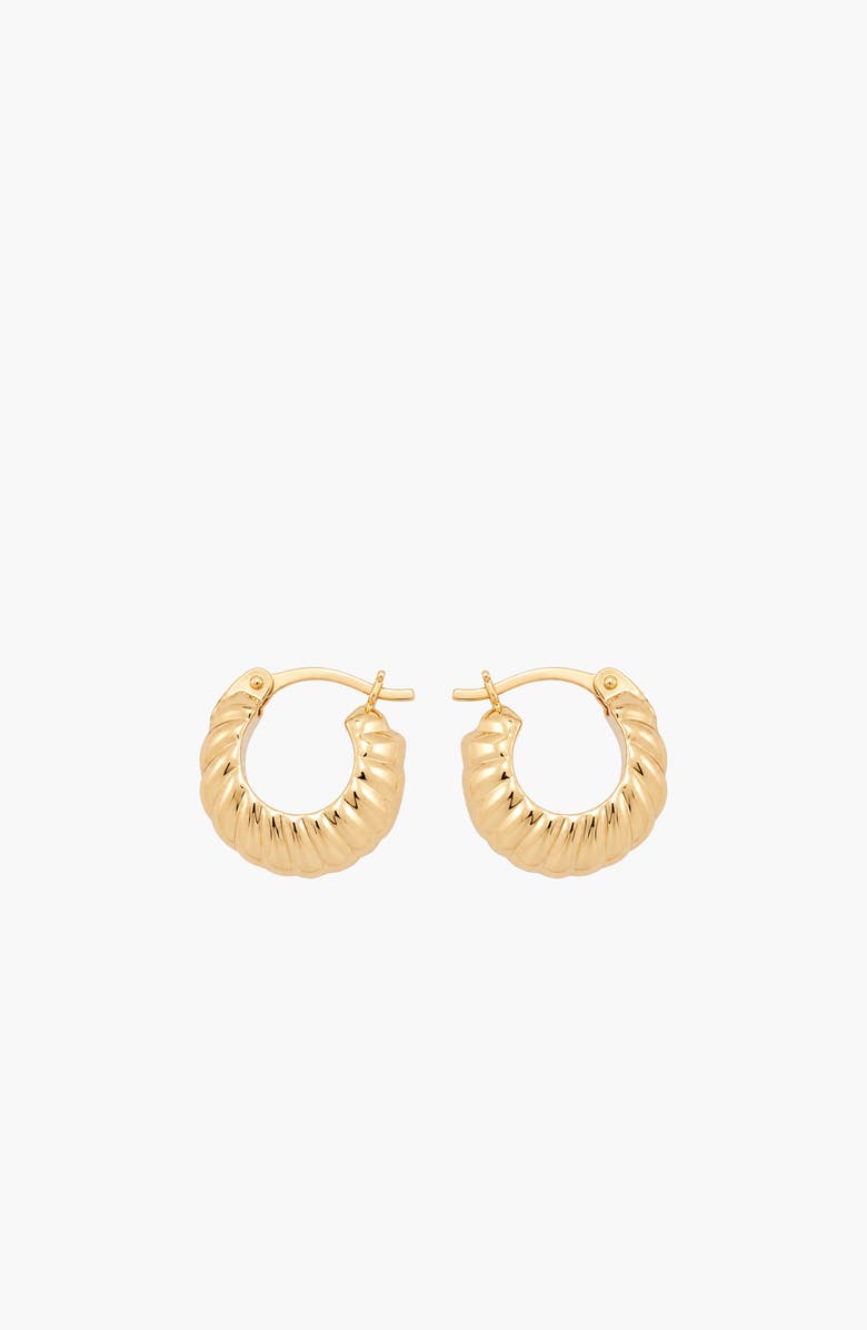 YOJ Kola Hoops in Gold, Alternate, color, Gold