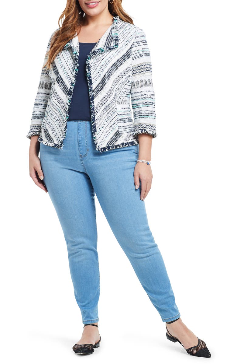 NIC+ZOE Shake it Up Fringe Jacket, Alternate, color, 