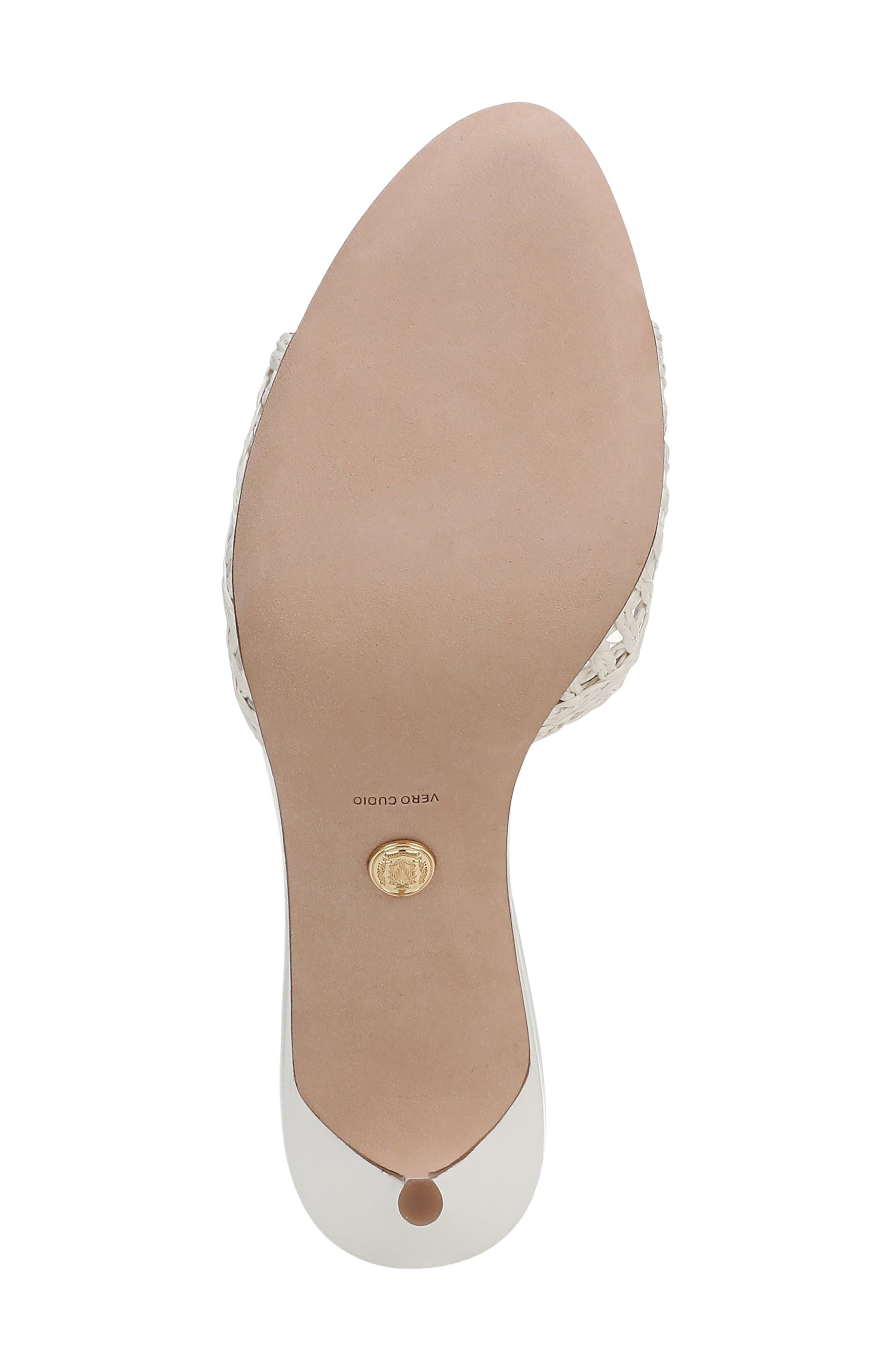 Tia Woven Sandal, Alternate, color, COCONUT