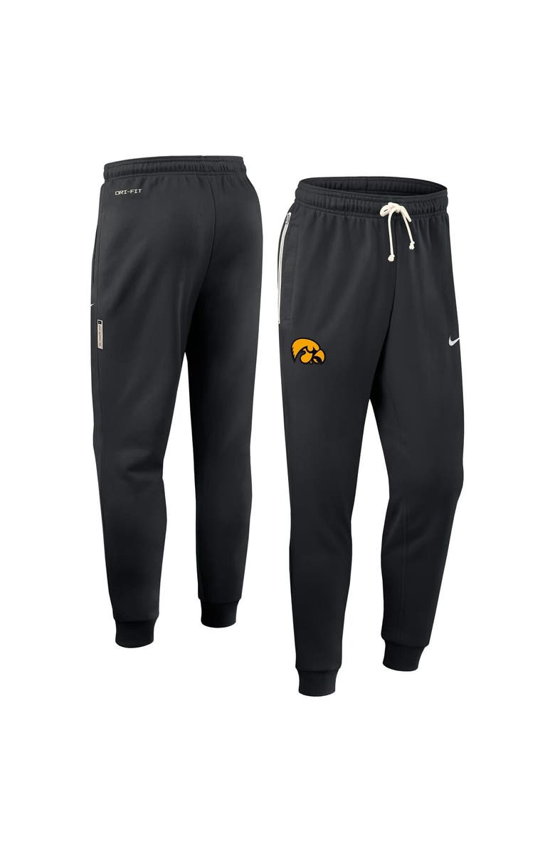 Nike Men's Nike Black Iowa Hawkeyes 2025 Sideline Performance Taper Pants, Alternate, color, Black