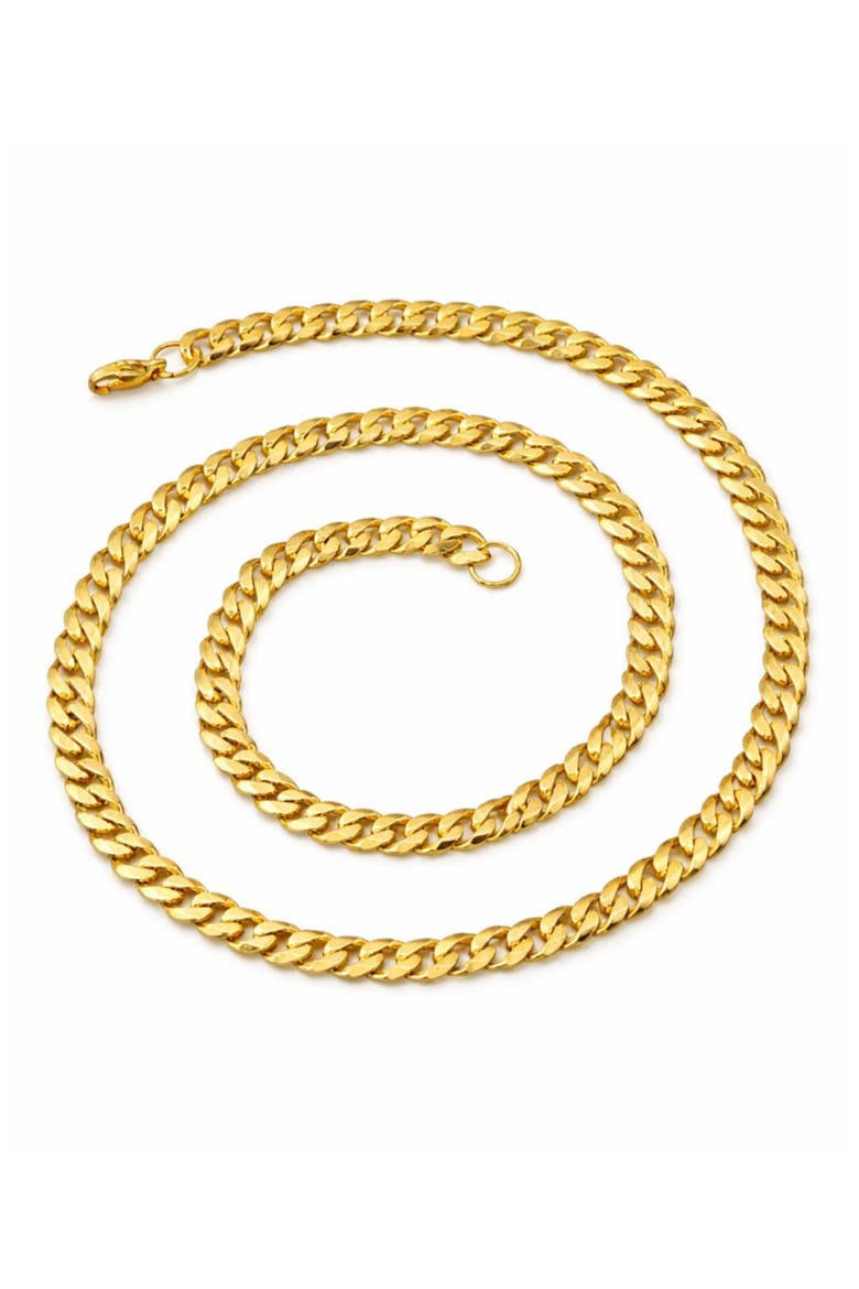 Cuban Chain Necklace, Main, color, GOLD