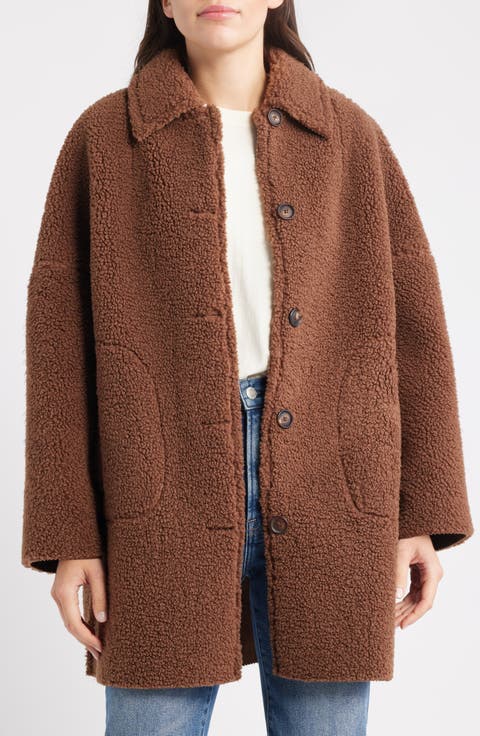 The Plush Teddy Fleece Car Coat