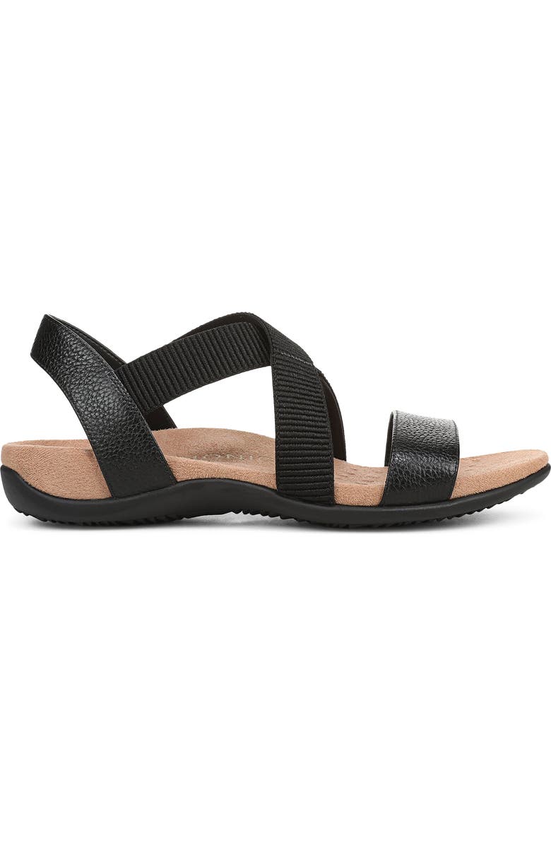 Vionic Raina Slingback Sandal, Alternate, color, Black