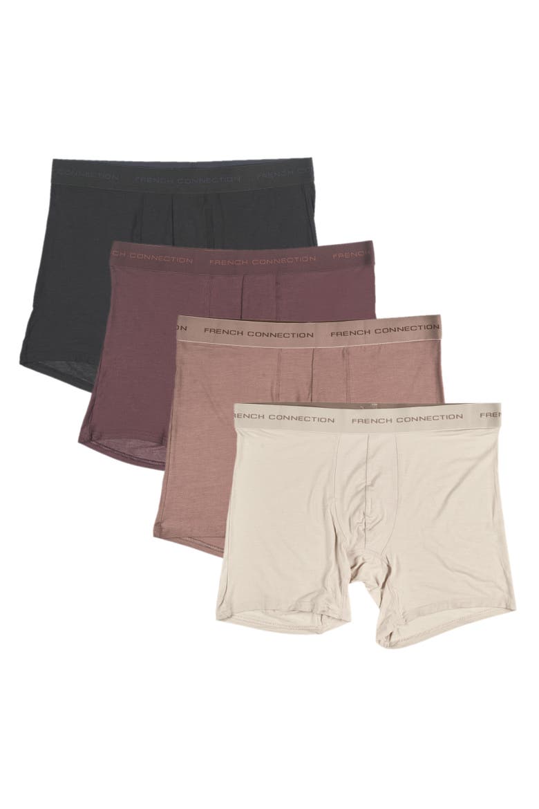 4-Pack Modal Boxer Brief, Alternate, color, Nude Multi
