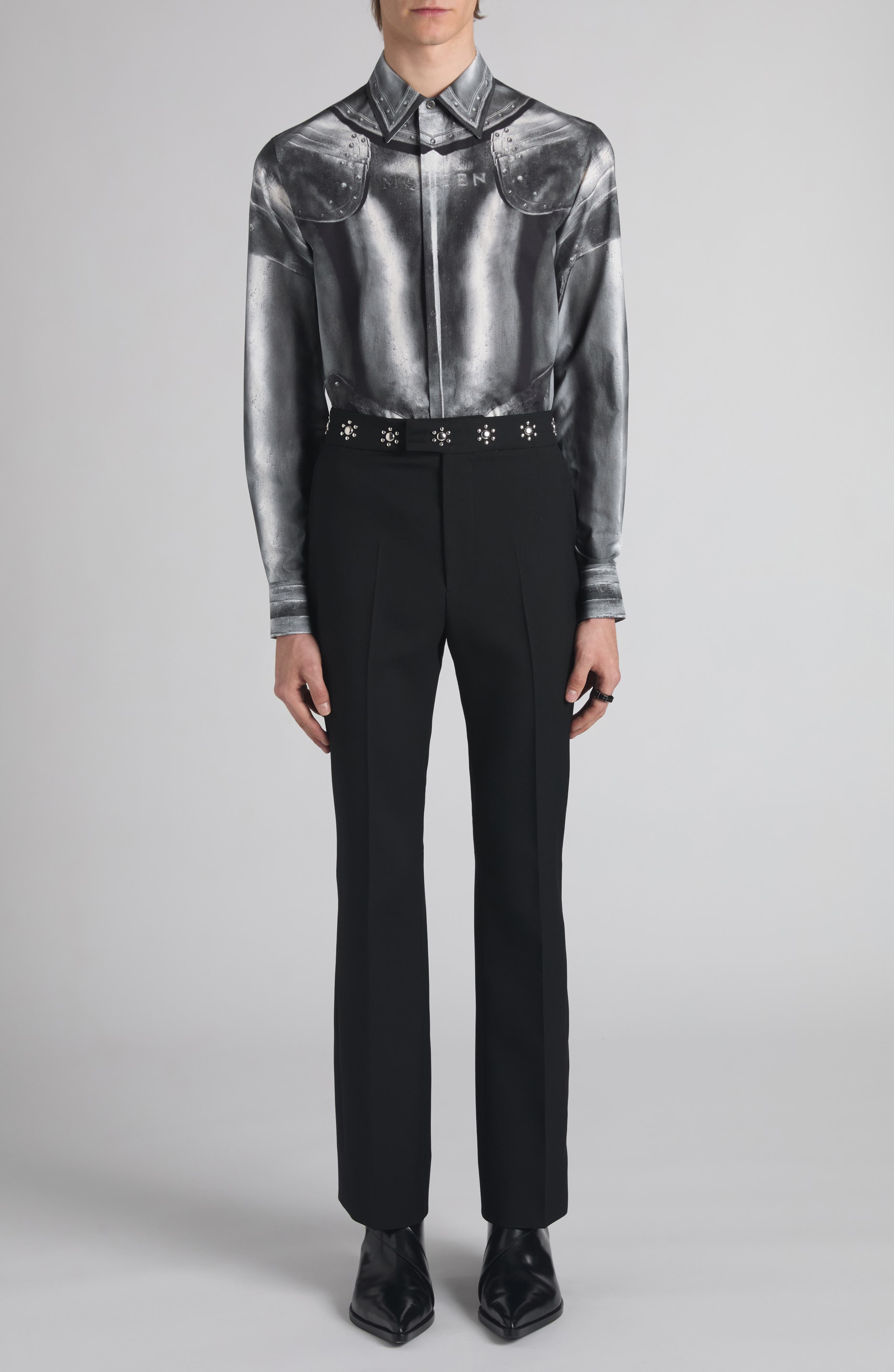 Armour Trompe l'Oeil Button-Up Shirt - image 2
