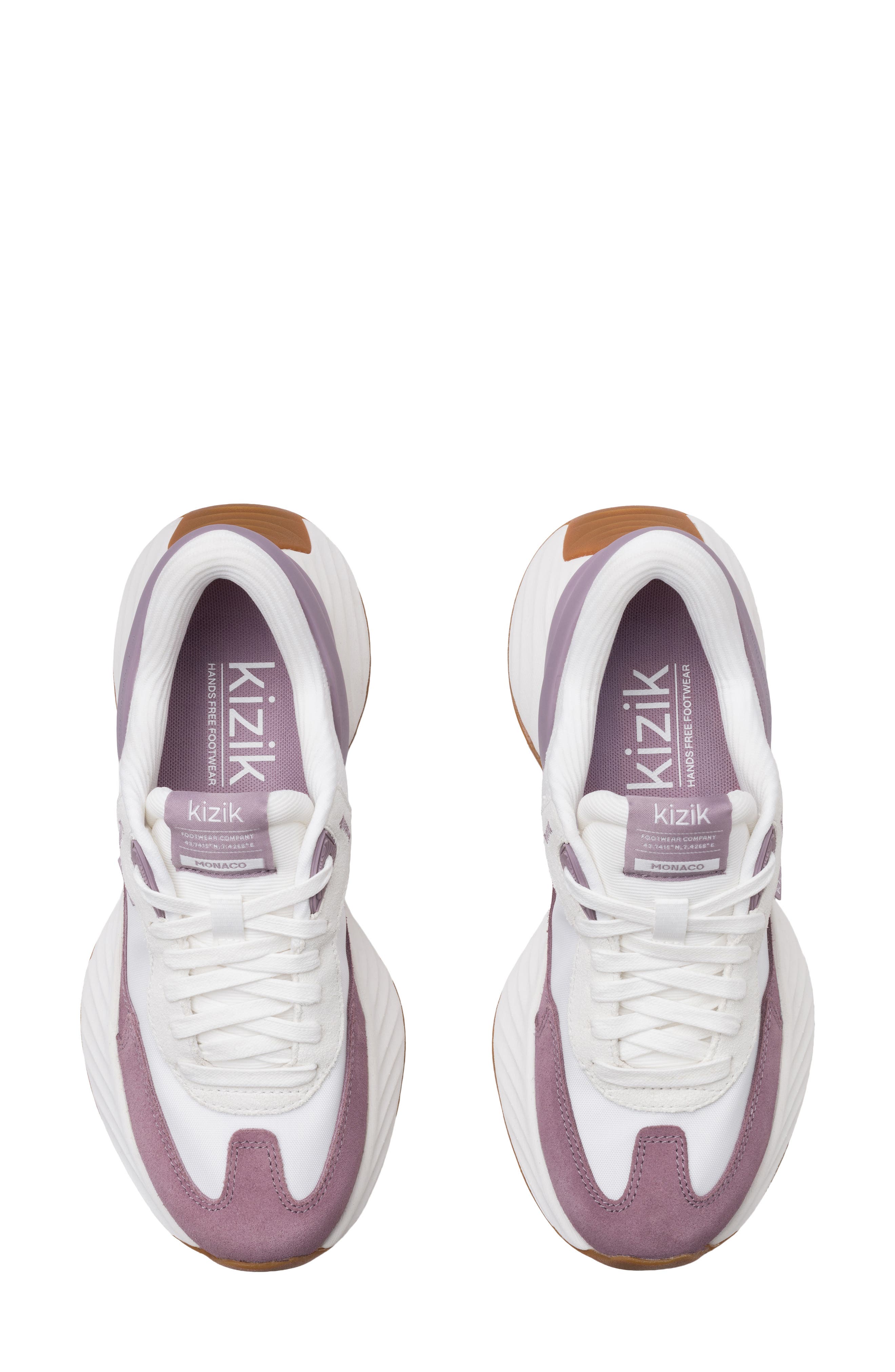 Kizik Monaco Slip-On Sneaker, Alternate, color, White/ Toadstool