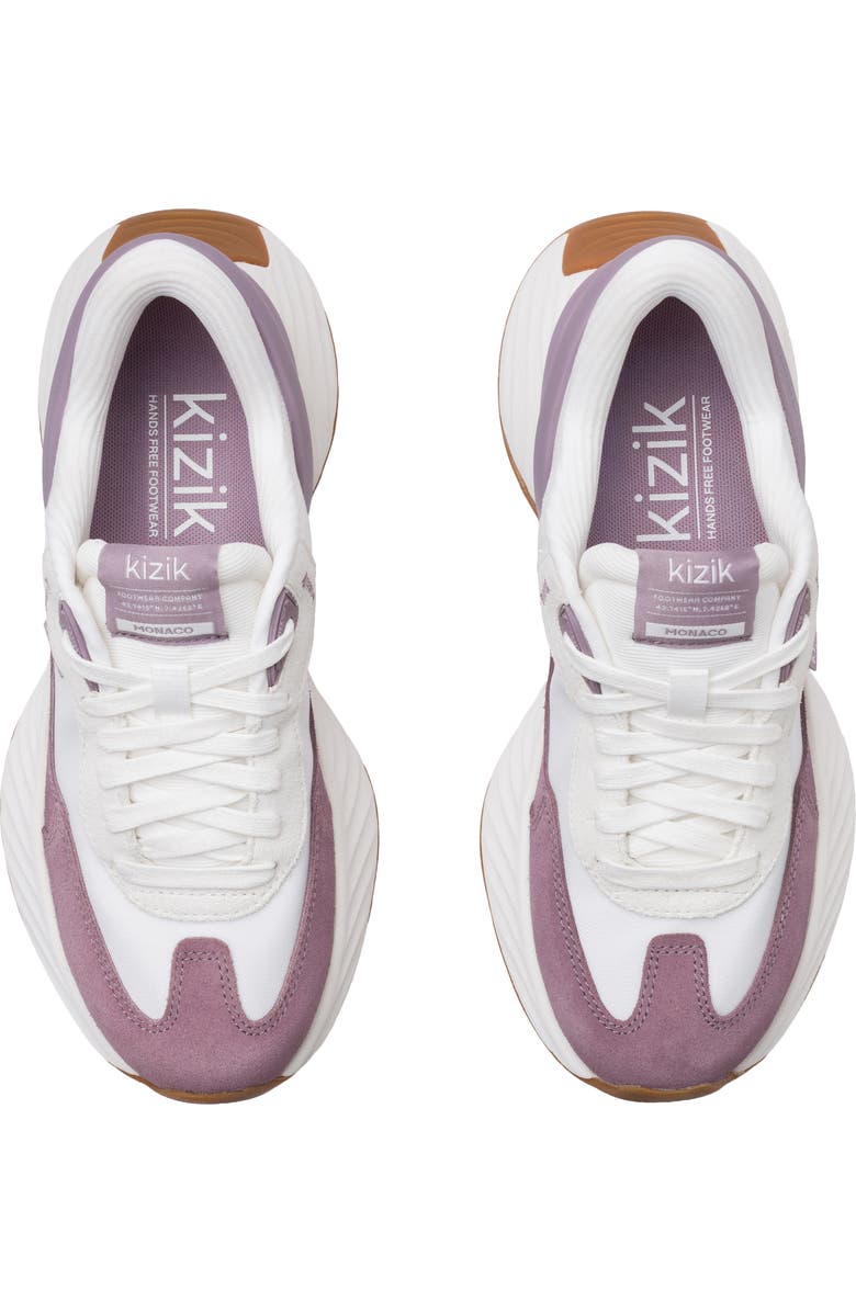 Kizik Monaco Slip-On Sneaker, Alternate, color, White/ Toadstool