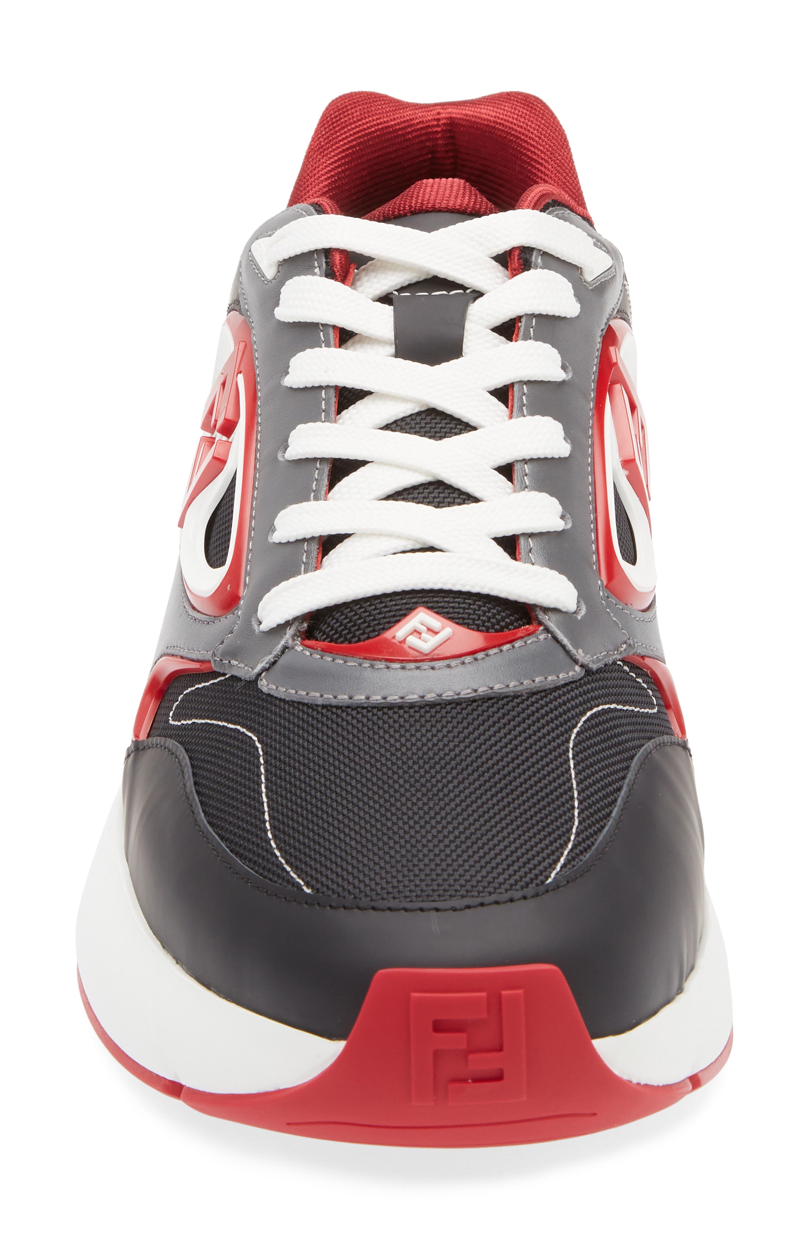 Fendi Forward Low Top Sneaker, Alternate, color, 