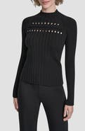 DKNY Cord Detail Rib Sweater