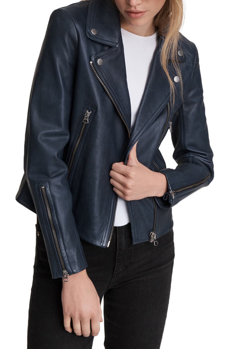 rag & bone Mack Leather Moto Jacket, Main, color,
