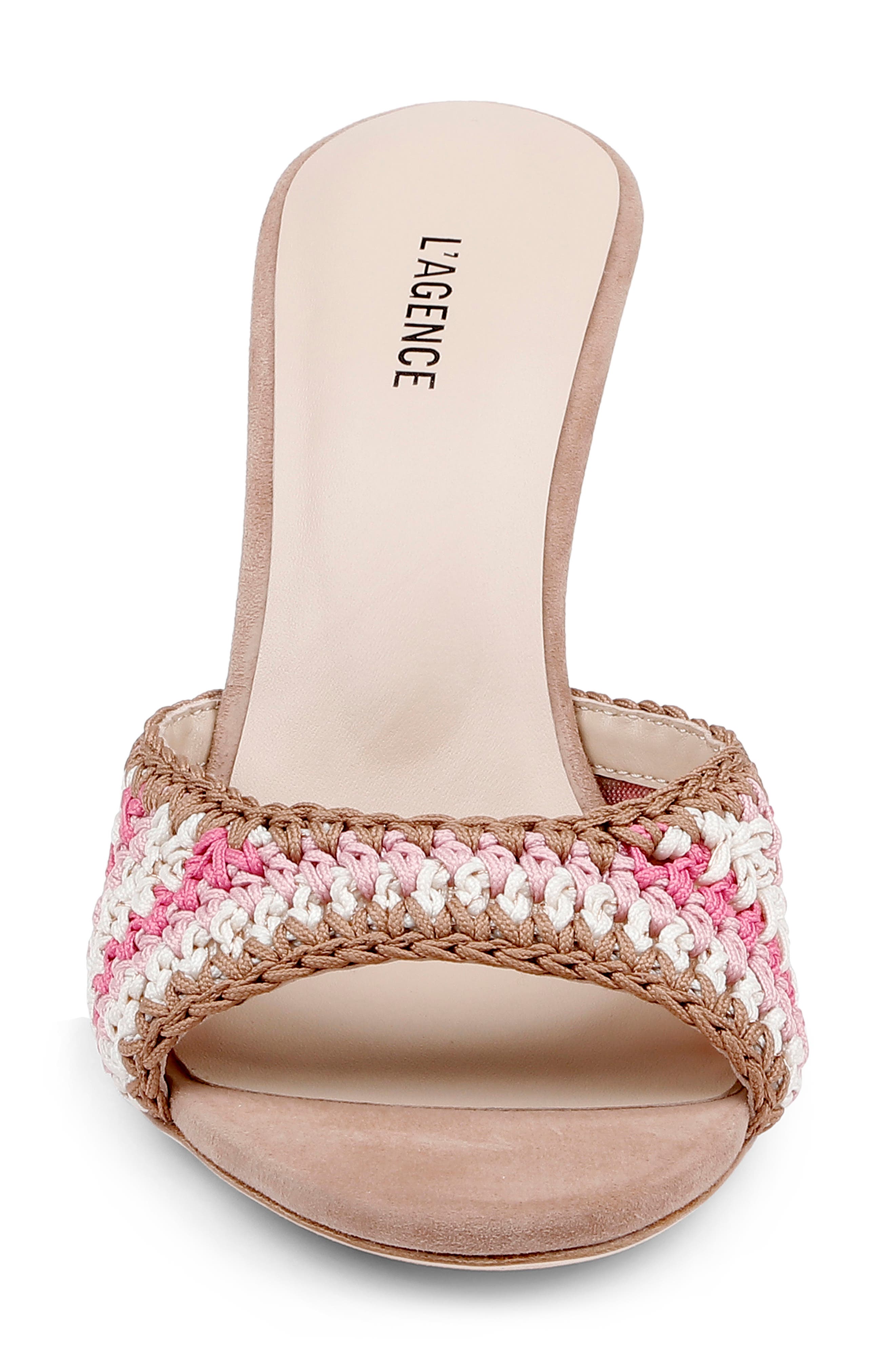 Moyes Slide Sandal, Alternate, color, PINK MULTI