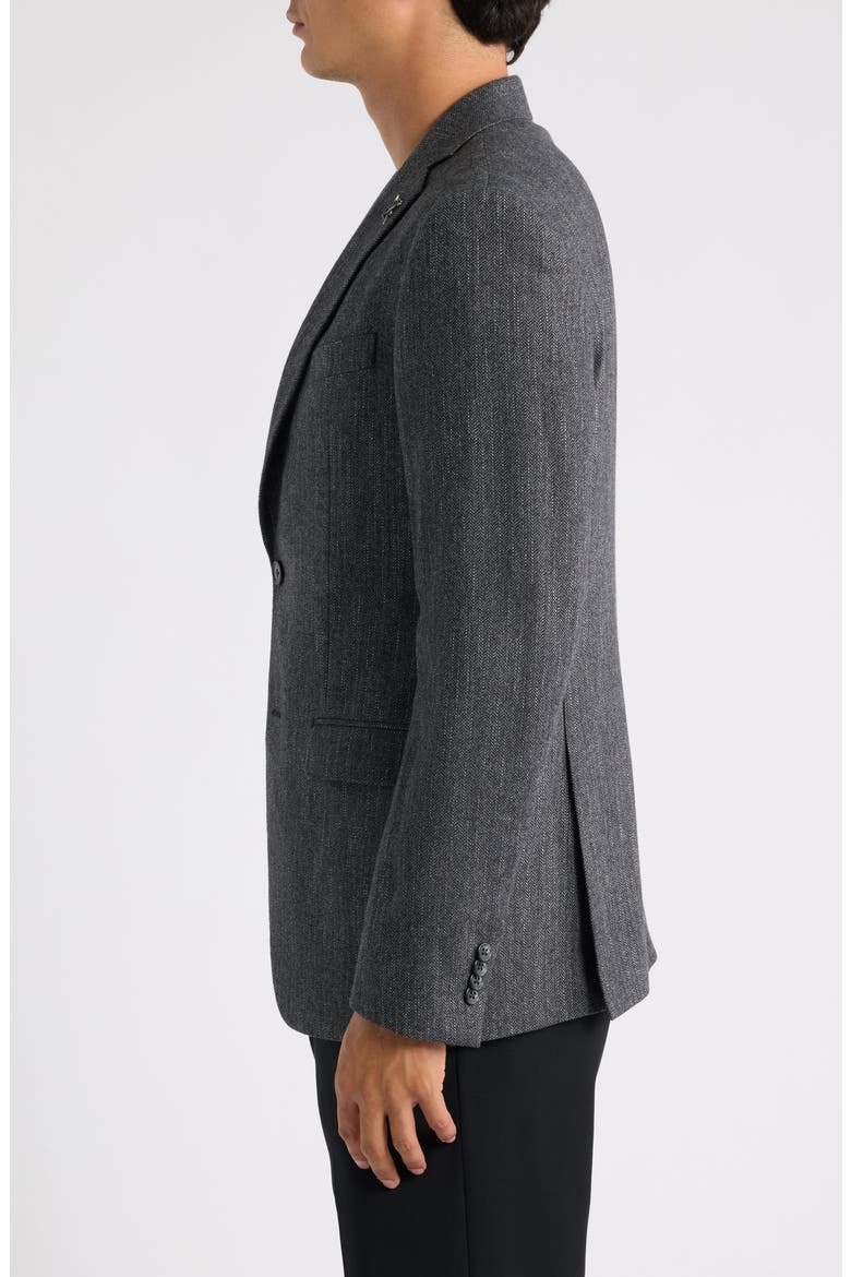 Bleecker Sport Coat, Alternate, color, BLACK GREY